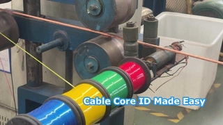 Identifikasi inti kabel berisolasi Multicore XLPE