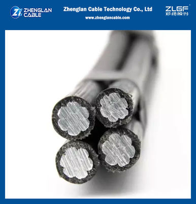 Drop Wire ABC Aerial Bundled Cables 50 Sqmm 35 3 Phase Aluminium Conductor Triplex