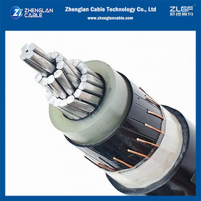 18/30KV Single Core Aluminium Power Cable tidak bertulang NA2X(S) 2Y