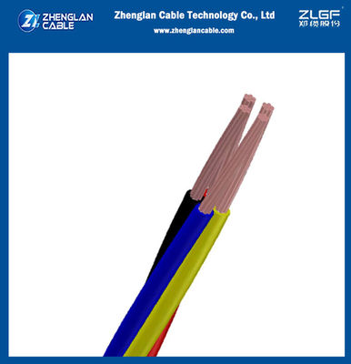 Kabel Daya Berisolasi PVC Tembaga Tegangan Rendah 0,6/1KV 4Core Quadruplex (CV) untuk IEC 60228; IEC 60227（CU/PVC）