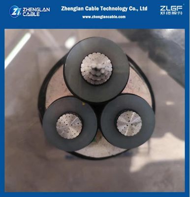 Kabel Daya Kabel Listrik Tegangan Menengah 3X240mm2 konduktor aluminium IEC 60502-2