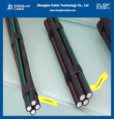 Kabel Aluminium Melingkar Stranded Bulat Padat untuk Transmisi Listrik