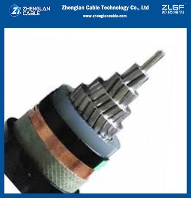 Kabel Listrik Tegangan Menengah 21/35kV Tanpa Lapis Baja Aluminium 1x300mm2 AL/SC/XLPE/SC/CTS/PVC IEC 60502-2