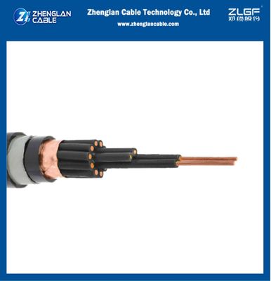 Electrical Control Cable 0.6/1kV 12X2.5mm2 Copper Core PVC Insulated PVC Sheathed With Copper Tape Screen Control Cable