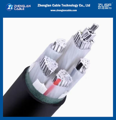 CABO LXAV 4x150mm2 Kabel Aluminium Isolasi PVC Selubung PVC Kabel Daya LV CEI 60502-1