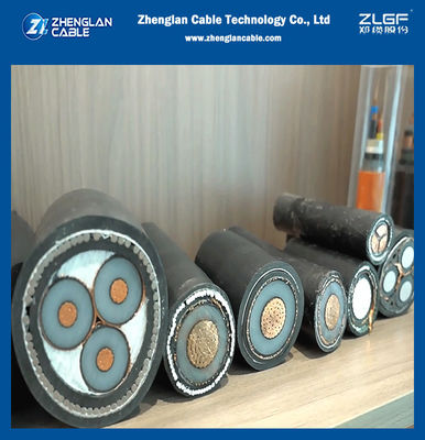 Kabel Tembaga / Aluminium Lapis Pita Berisol XLPE Tegangan Menengah Berselubung PVC Atau LSZH Distribusi Bawah Tanah