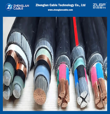 19/33(36kV) XLPE Kabel Listrik Terisolasi Tembaga / Aluminium PVC Lembar Luar Langsung Pengubur Strand AS/NZS 1429.1