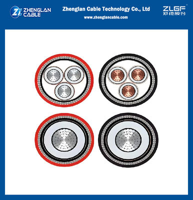 Tiga / Inti Tunggal XLPE Berisolasi Aluminium Berpelindung PVC AS/NZS 1429.1