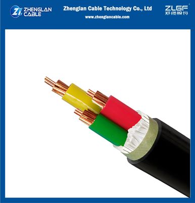 Kabel Bawah Tanah Tegangan Rendah Tembaga Tanpa Lapis Baja Isolasi Xlpe 0.6/1kv 3x95mm2 IEC60502-1 CU/XLPE/PVC