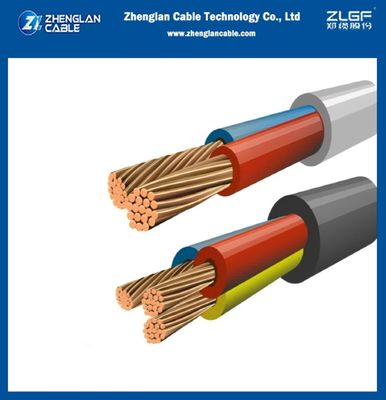 Kabel Inti Tunggal XLPE Berisolasi XLPE Berselubung PVC Konduktor Tembaga 3x16mm² Tegangan Rendah IEC60502-1