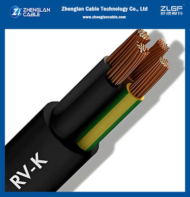 3.6 KV Power Cables RV-K Flexible Copper Conductor PVC Jacket