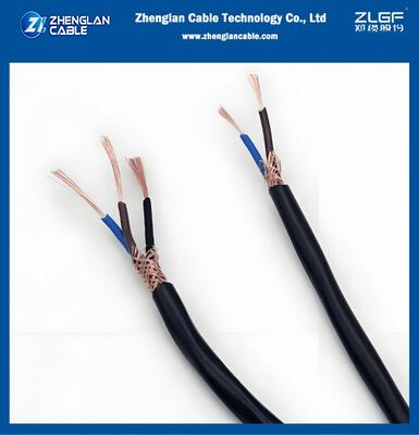 Kabel Listrik Fleksibel Serabut Tembaga Berlapis PVC 3 inti 0.75sqmm