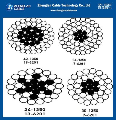 Kabel listrik yang hemat energi dari konduktor kosong ACAR 650Kcmil 700Kcmil 750Kcmil untuk efisiensi dan keandalan jangka panjang dengan standar ASTM B524B524M