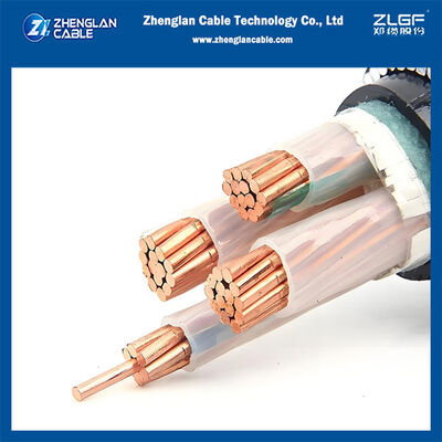 Kabel Daya Tegangan Rendah Konduktor Tembaga 4x25mm2 Berisolasi XLPE Berselubung PVC Tanpa Lapis Baja IEC60502-1
