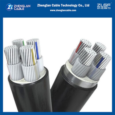 3+1 Core Low Voltage Power Cable dengan Steel Tape Armor dan XLPE Insulation untuk Instalasi Bawah Tanah 3x150+70mm2
