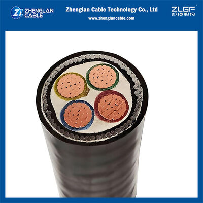Kabel Daya Lapis Baja SWA 0.6/1KV 4x16mm2 Cu/Pvc/Pvc/Swa/Pvc IEC60502-1 Kabel Tembaga Lapis Baja SWA Berisolasi PVC