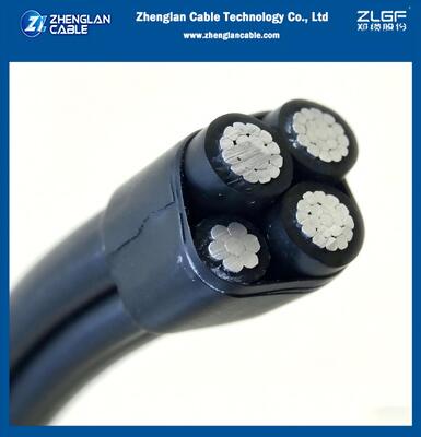 1KV ABC Kabel 3x95+50mm2 Aluminium Core XLPE Insulated Aluminium Alloy XLPE Insulated AAC/XLPE+AAAC/XLPE ASTM B231