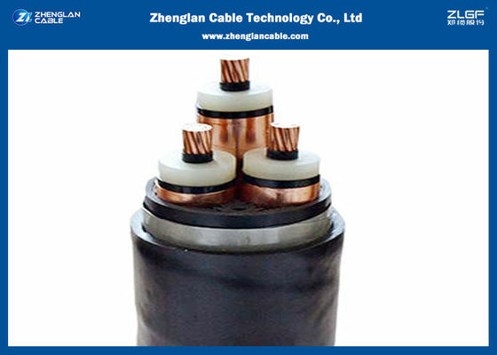 Nominal Section:25~400mm2 8.7/10KV XLPE Isolated MV Power Cables (Armored ) untuk Power Station (CU/XLPE/DSTA/N2XBY)