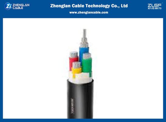 XLPE Terisolasi AL Kabel Listrik Tegangan Rendah 3x150+1x70sqmm