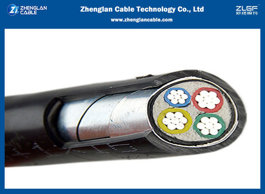 0.6/1KV LV Low Voltage Power Cable 4x25sqmm Cu ((AL) /XLPE ((PVC) / PVC Terisolasi